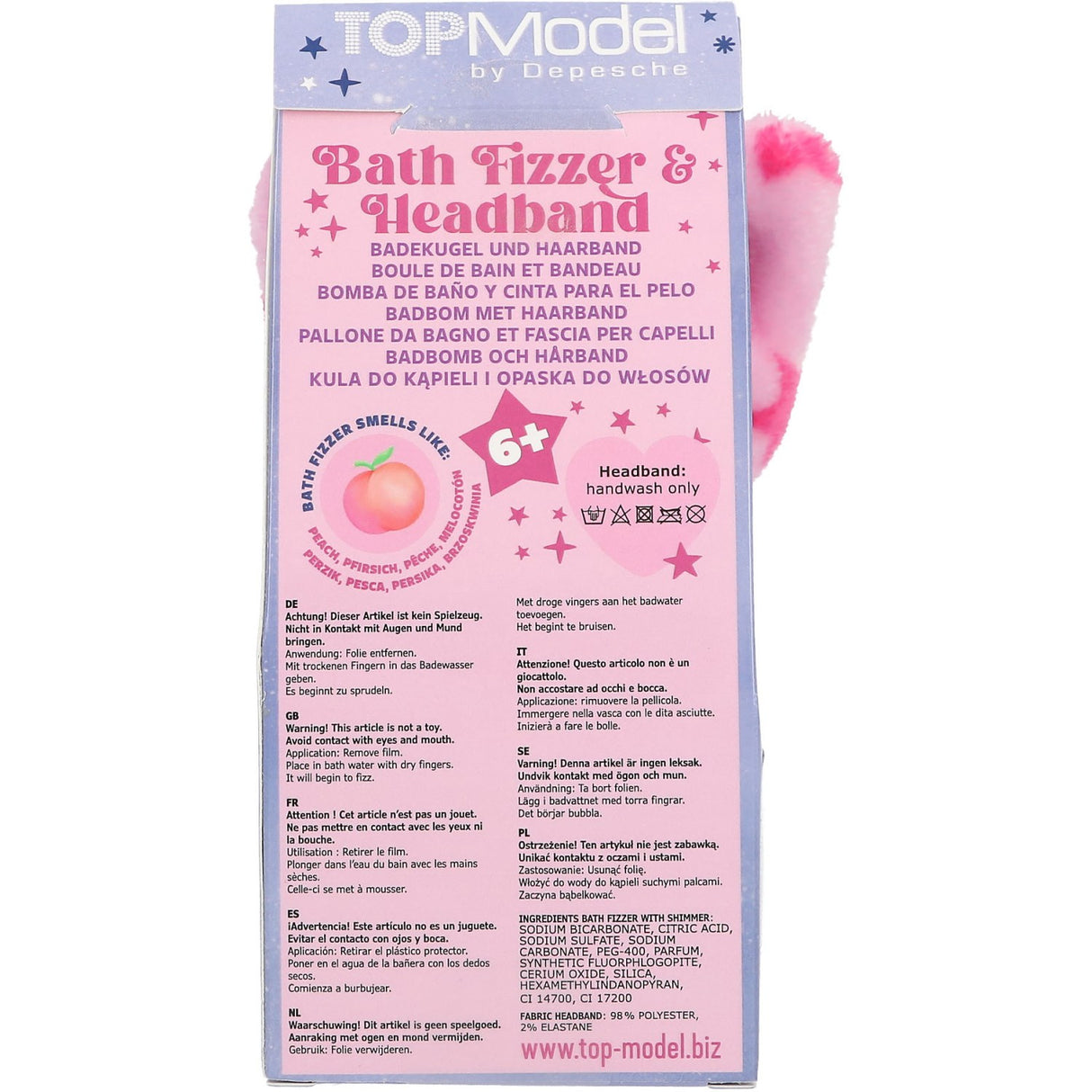 TOPModel Beauty And Me Bathfizzer Og Pandebånd