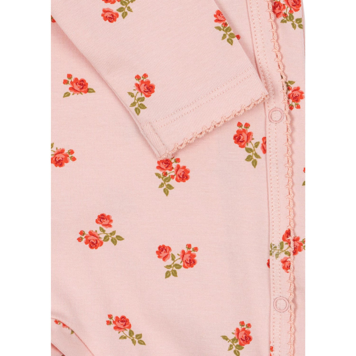 Konges Sløjd Rosa Pink Basic Newborn Onesie GOTS