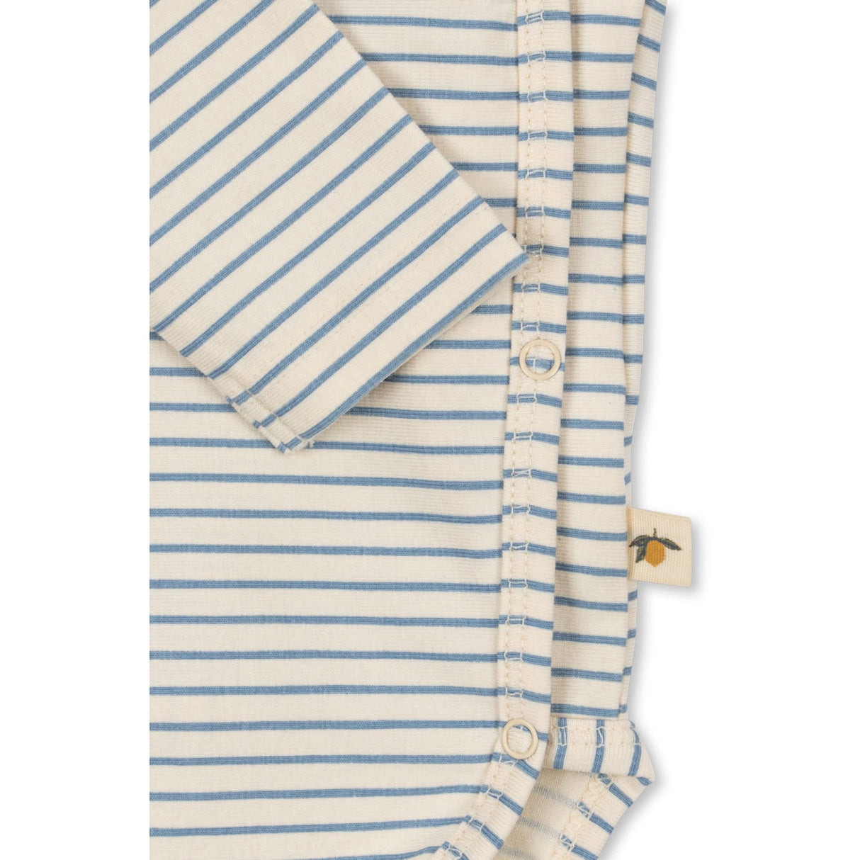 Konges Sløjd Stripe Bluie Basic Ls Newborn Body GOTS