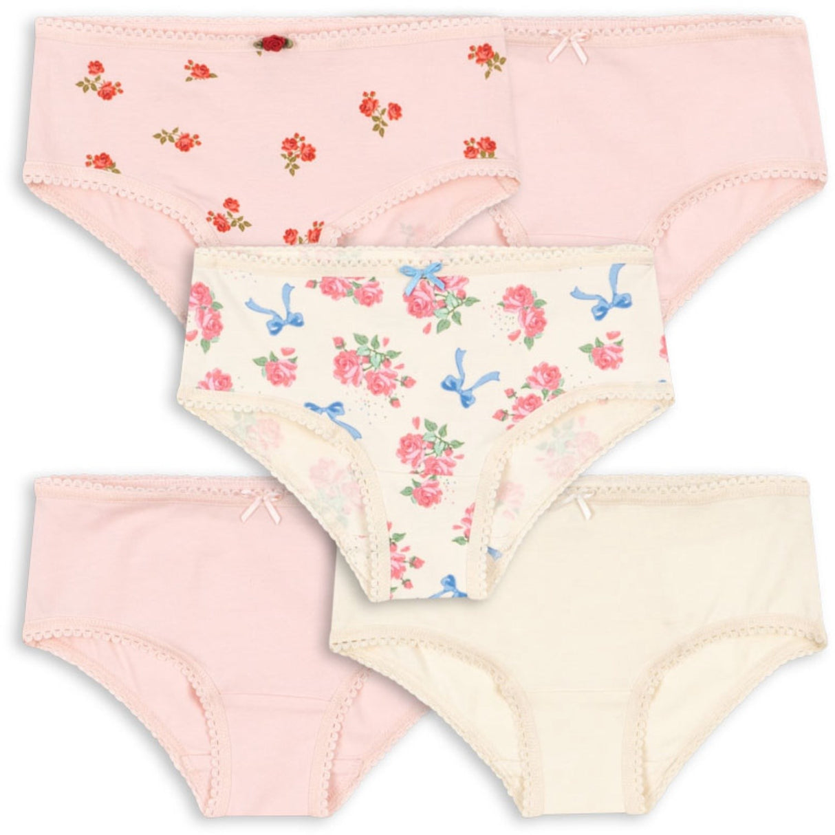 Konges Sløjd Girl Mix Pack Basic 5 Pak Girl Underbukser GOTS