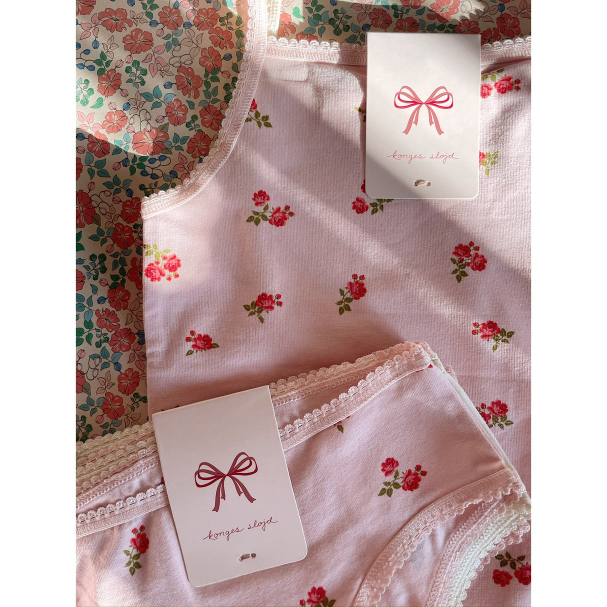 Konges Sløjd Bella Rosita/Rosa Pink Basic 2 Pak Girl Hipster GOTS