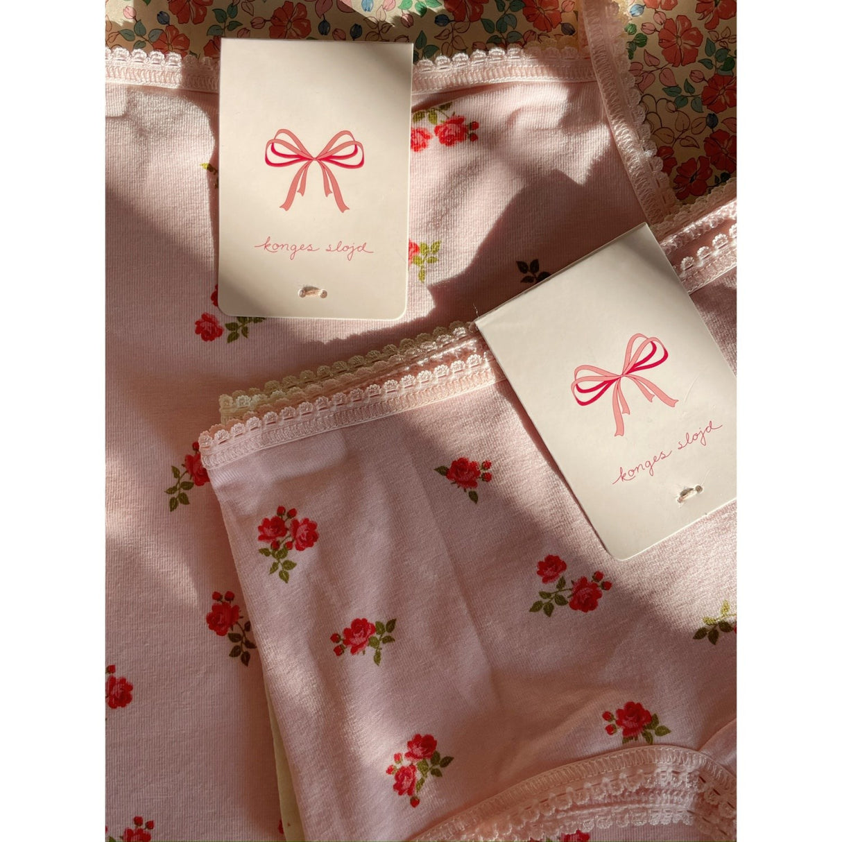 Konges Sløjd Bella Rosita/Rosa Pink Basic 2 Pak Girl Hipster GOTS