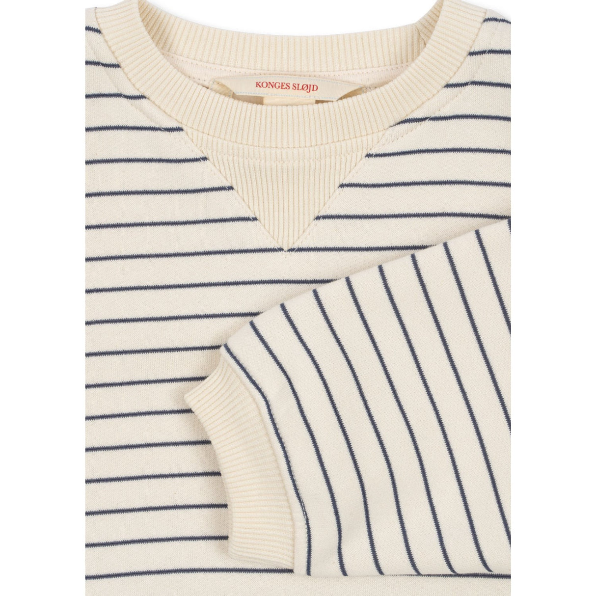 Konges Sløjd Captains Blue/Antique White Amio Sweatshirt Ocs