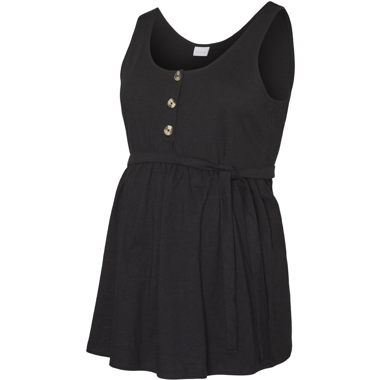 Mama;licious Black Mlevi Lia Sl Jrs Top 2F Noos