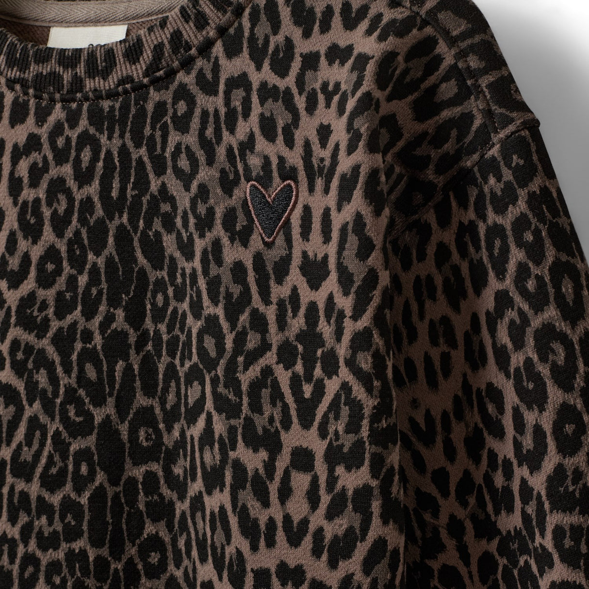 Sofie Schnoor Aop Leopard ElisSK Kids Sweatshirt