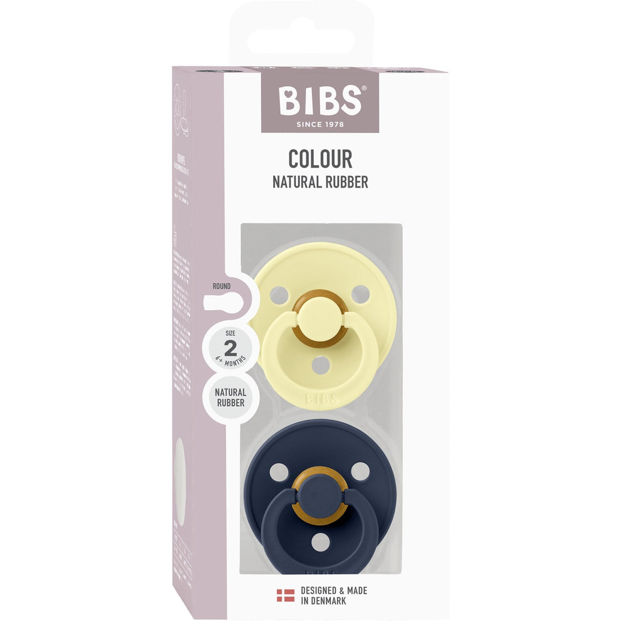 Bibs Luna Sut Colour 2-Pak Latex Deep Space