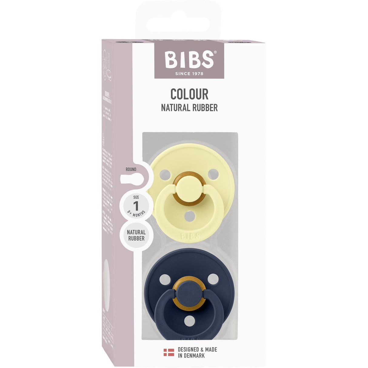 Bibs Luna Sut Colour 2-Pak Latex Deep Space