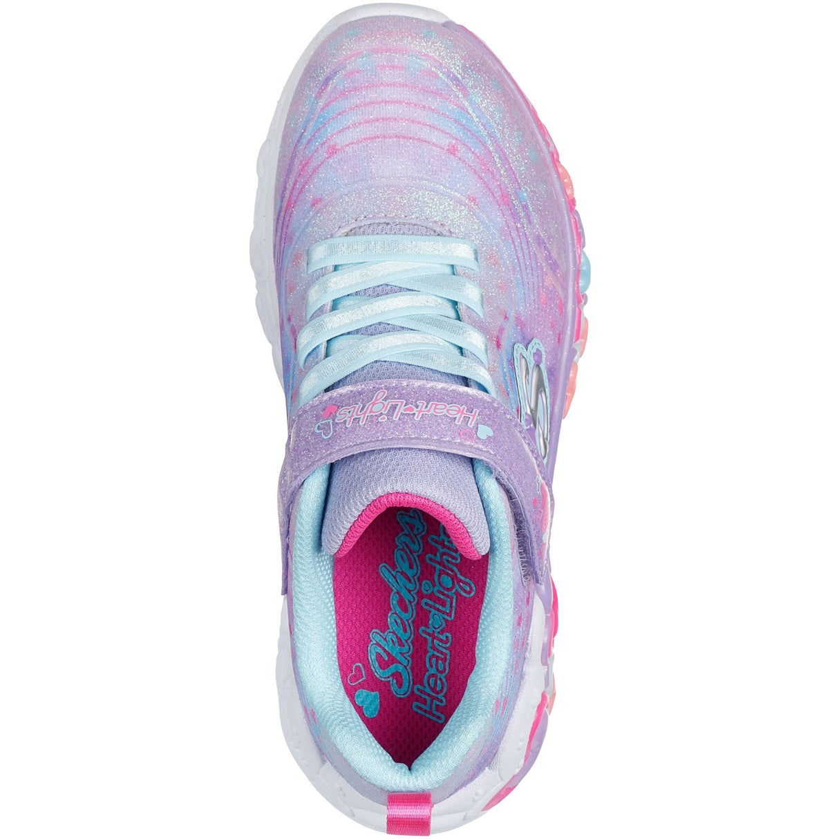 Skechers Purple Eternal Heart Lights