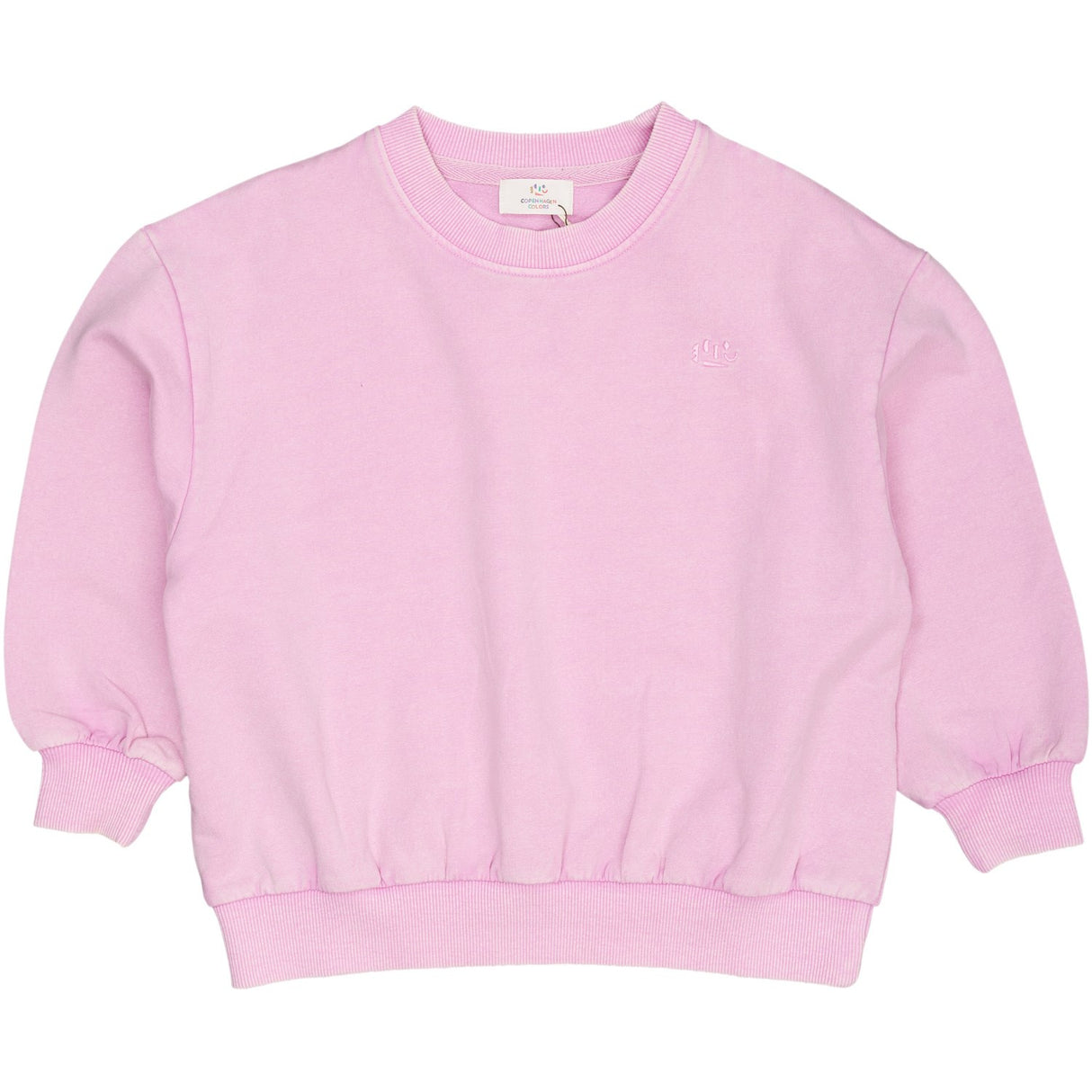 COPENHAGEN COLORS Syringa Classic Sweatshirt W. Logo Embroidery