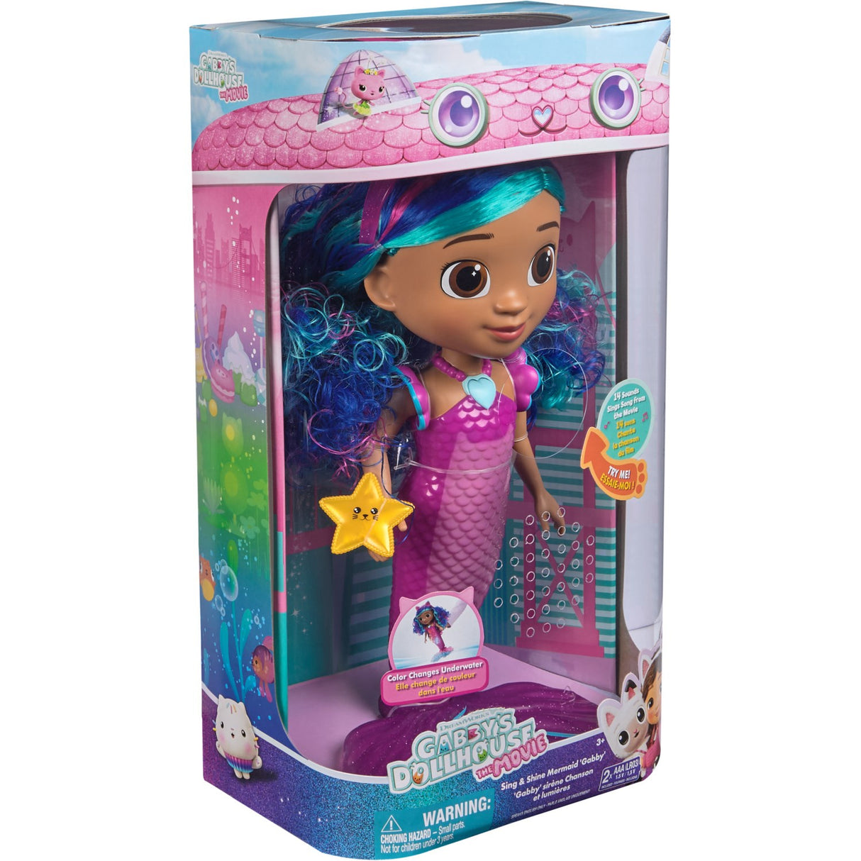 Gabby's Dollhouse Film Syng & Shine Havfrue Gabby 36 Cm