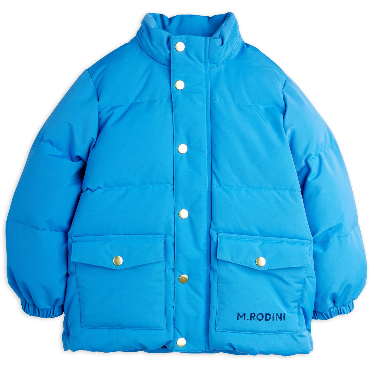 Mini Rodini Blue Solid Heavy Puffer