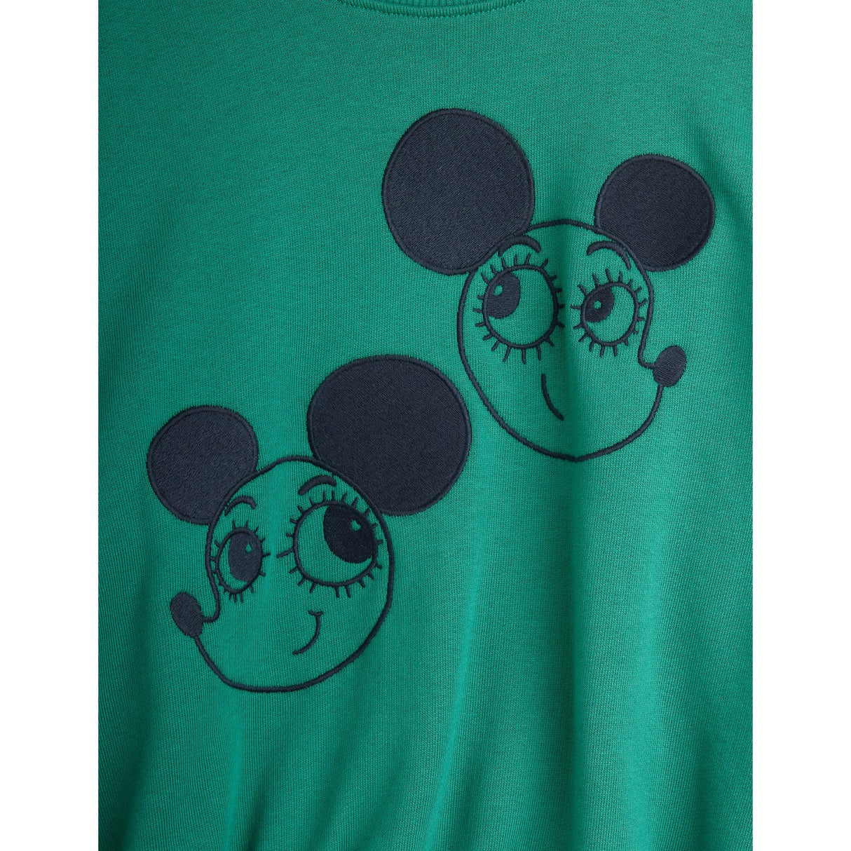 Mini Rodini Green Ritzratz Emb Sweatshirt