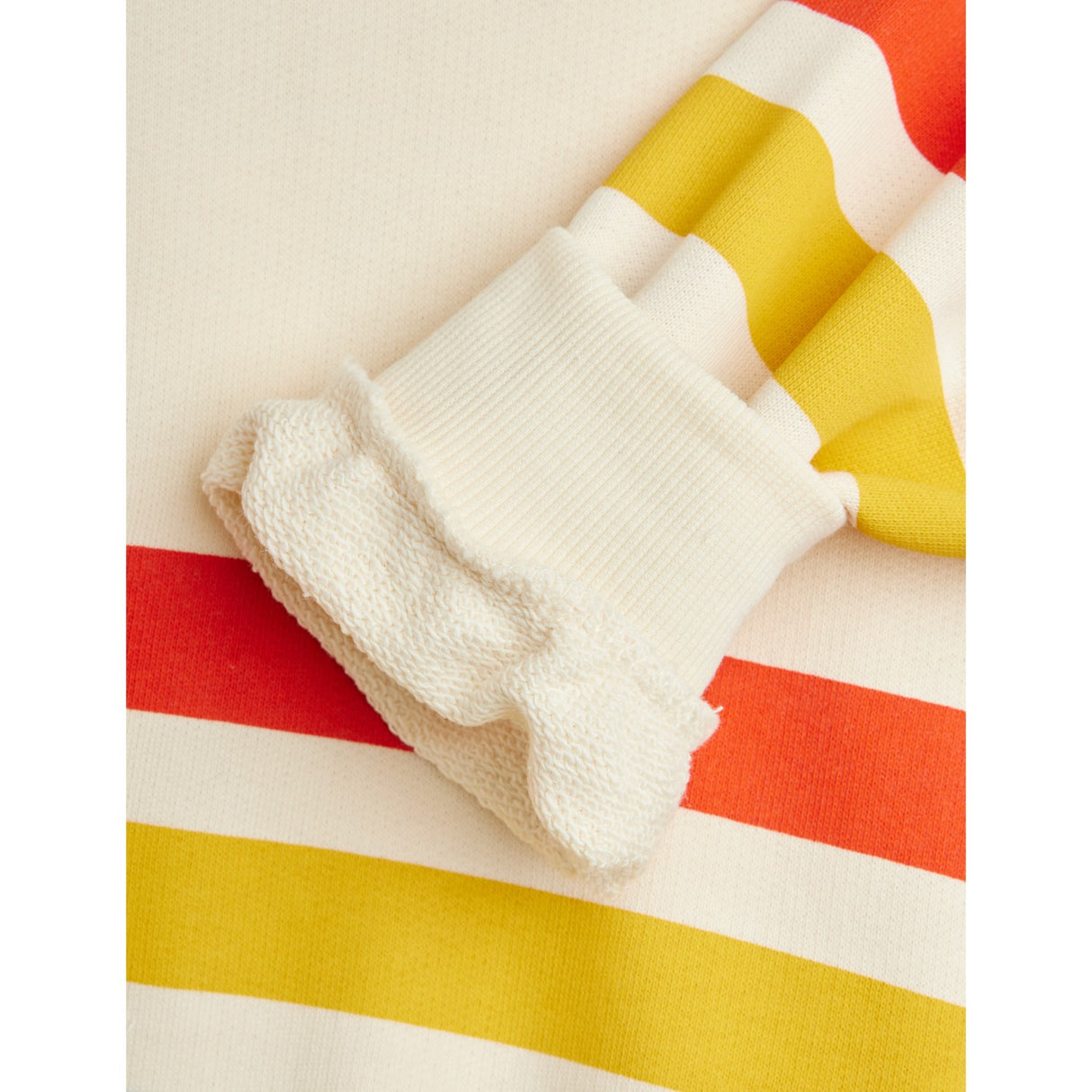 Mini Rodini Off-white Bjørn Stripe Sweatshirt