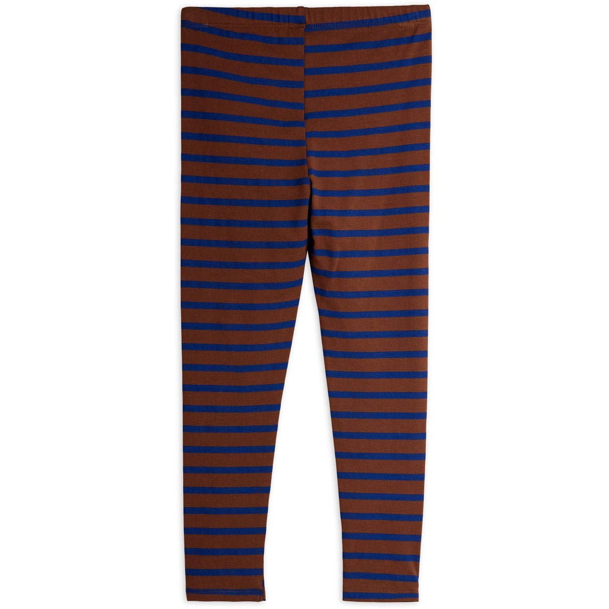 Mini Rodini Brown Stripe Bird Patch Leggings