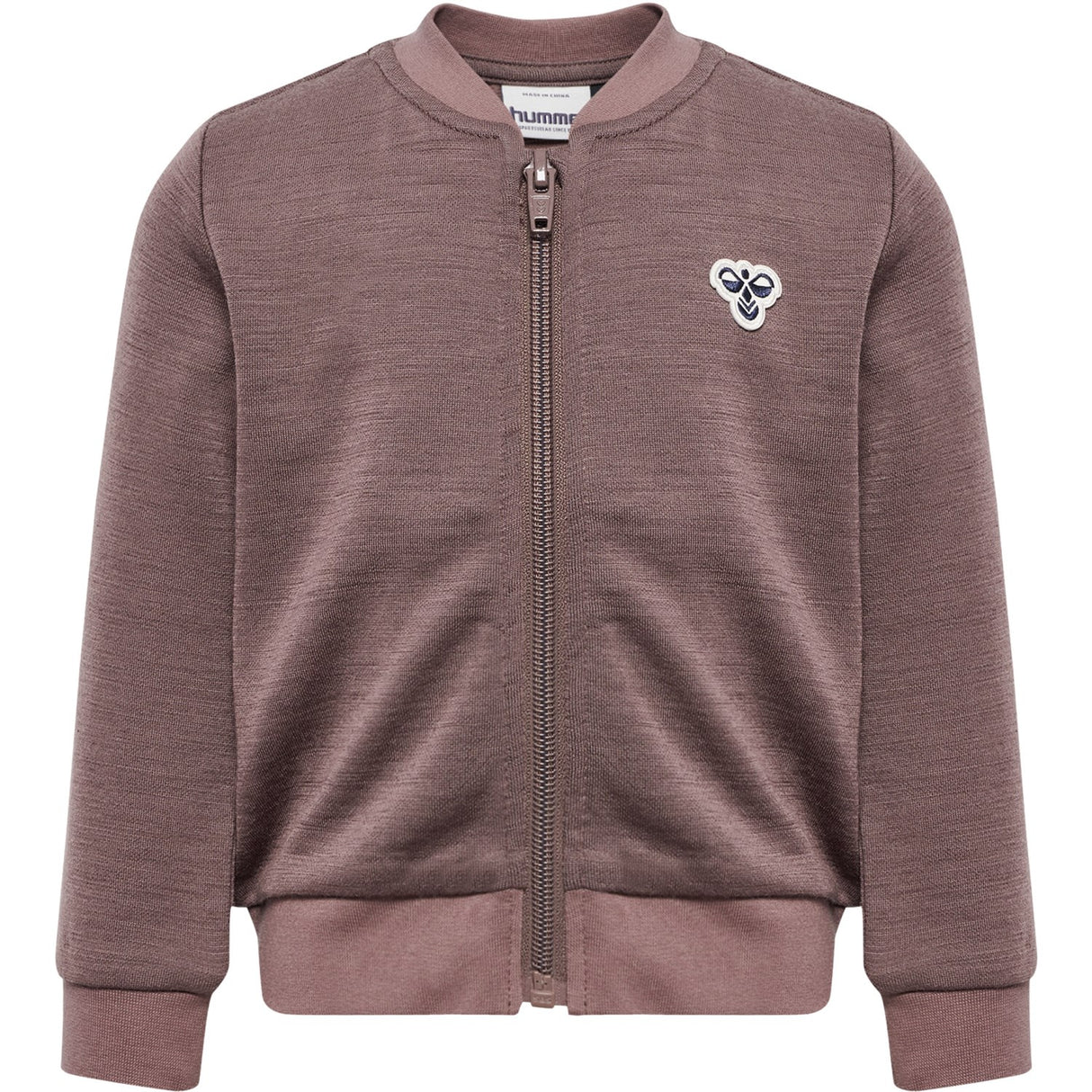 Hummel Twilight Mauve Mini Uld Zip Jakke Bee
