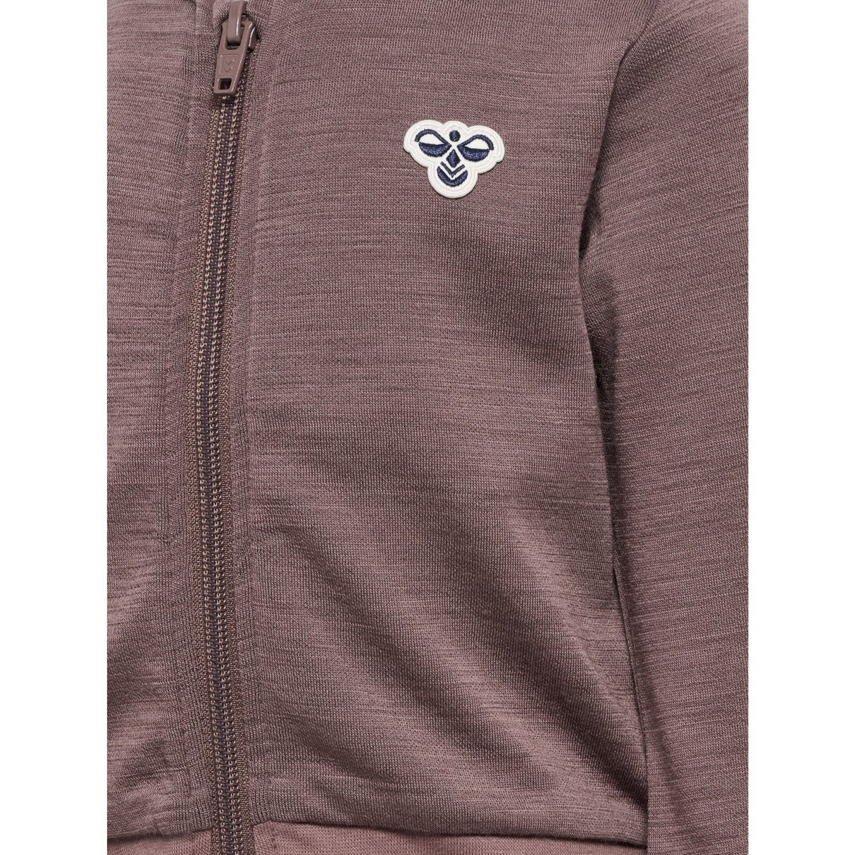 Hummel Twilight Mauve Mini Uld Zip Jakke Bee
