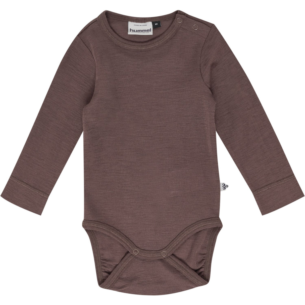Hummel Twilight Mauve Mini Uld Rib Body L/S