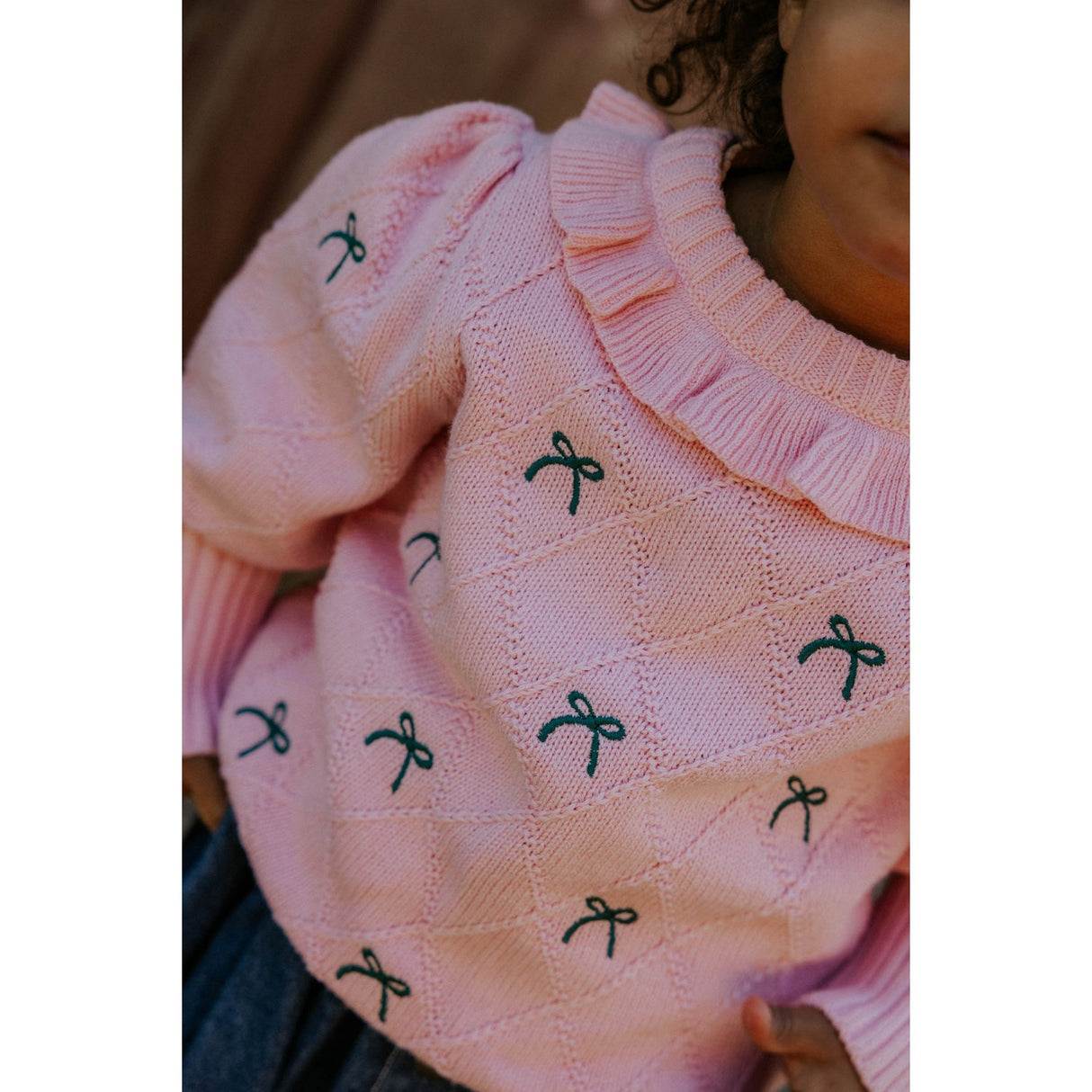 Fliink Candy Pink Lucie Sløjfe Pullover