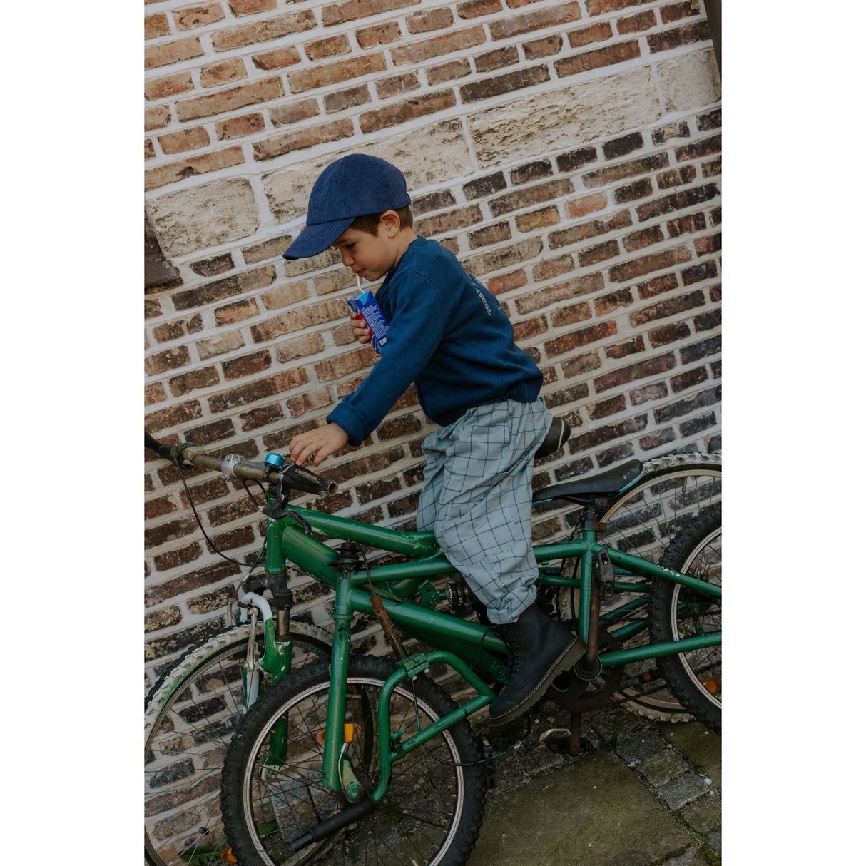 Fliink Slate Cody Check Bukser