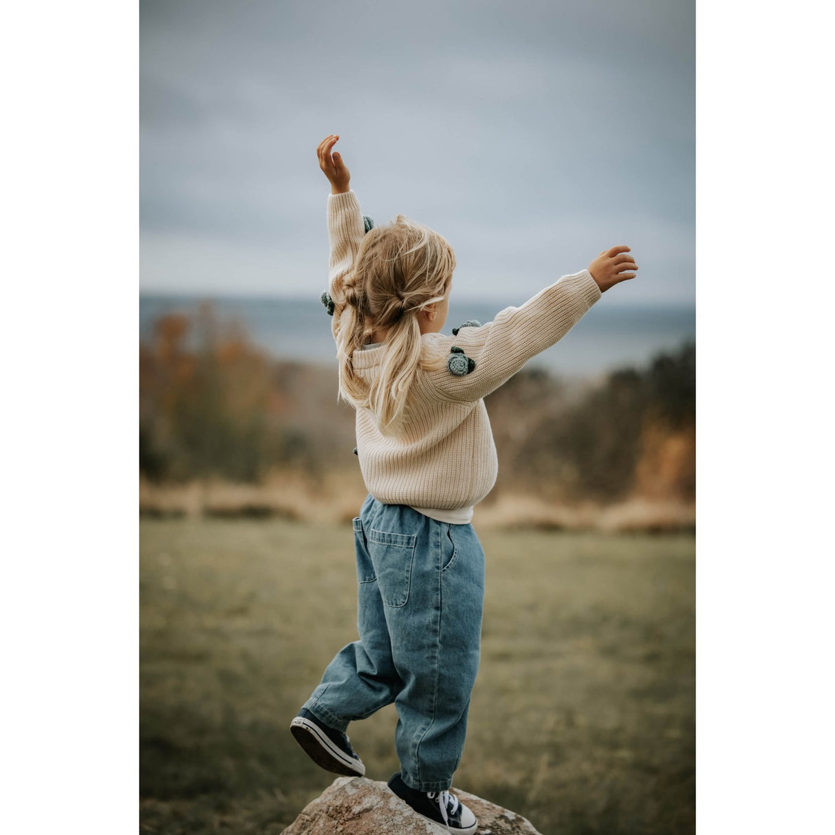 Fliink Sandshell Cool Flower Cardigan