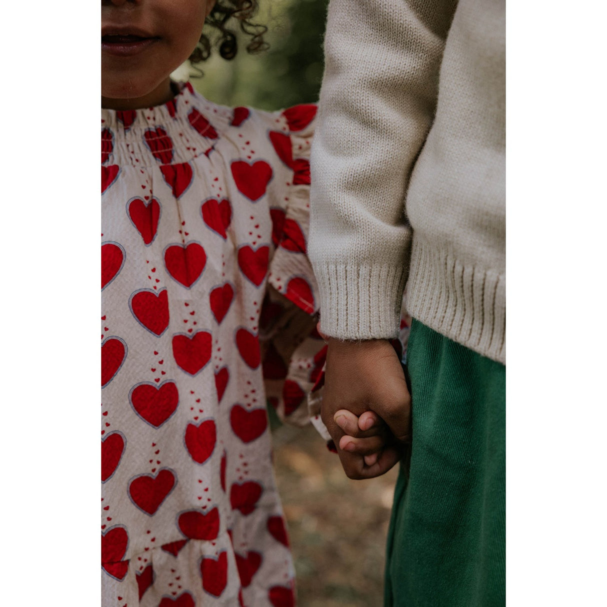 Fliink Sandshell Aop Winter Heart Kjole