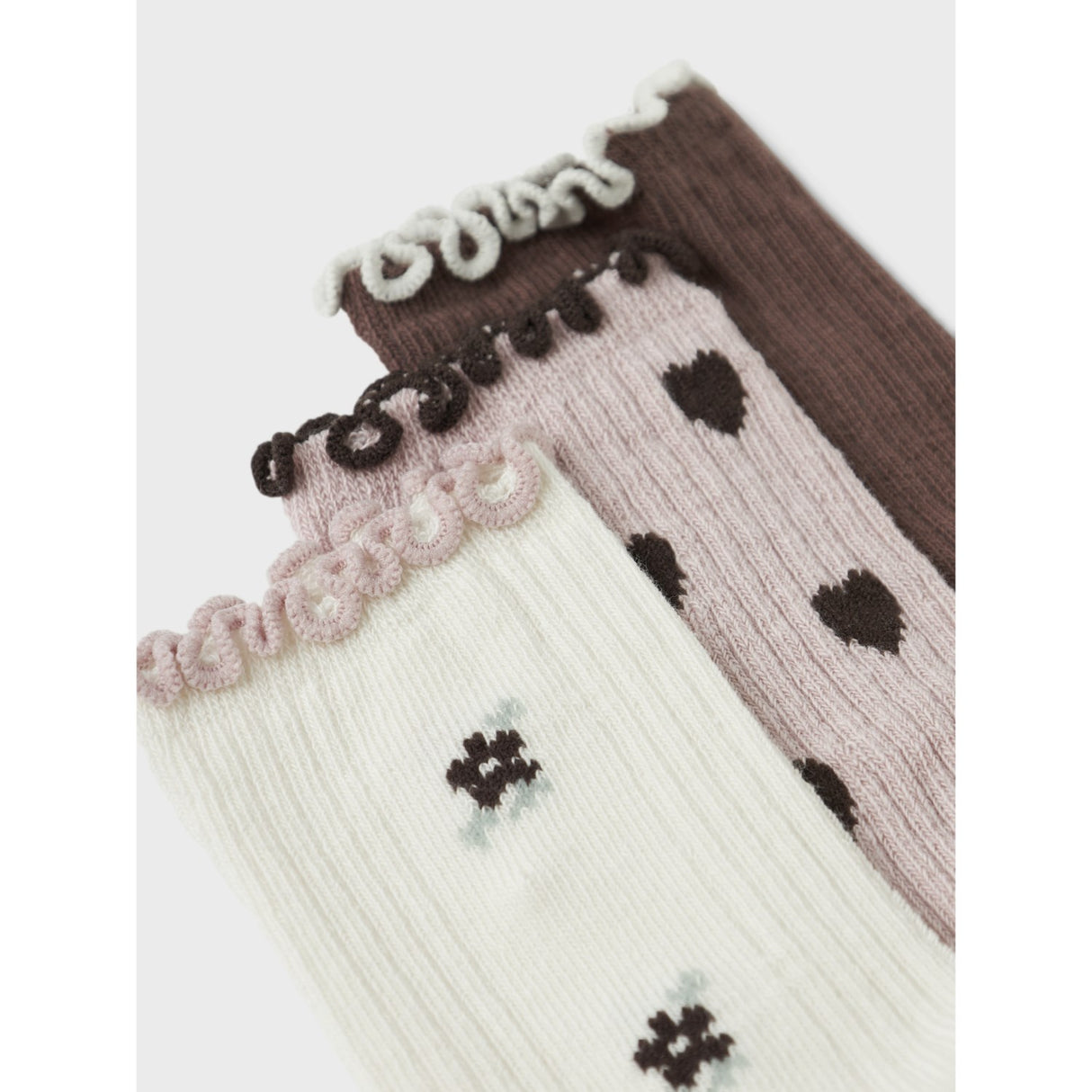 Name It Peppercorn Nmfnetti 3-Pak Strømper