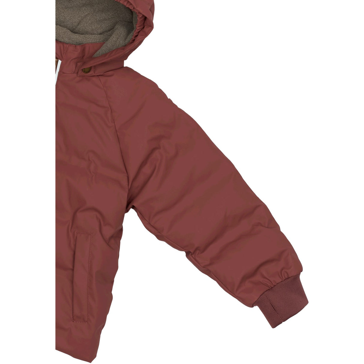 Mikk-Line Apple Butter PU Puff Jakke Rec.