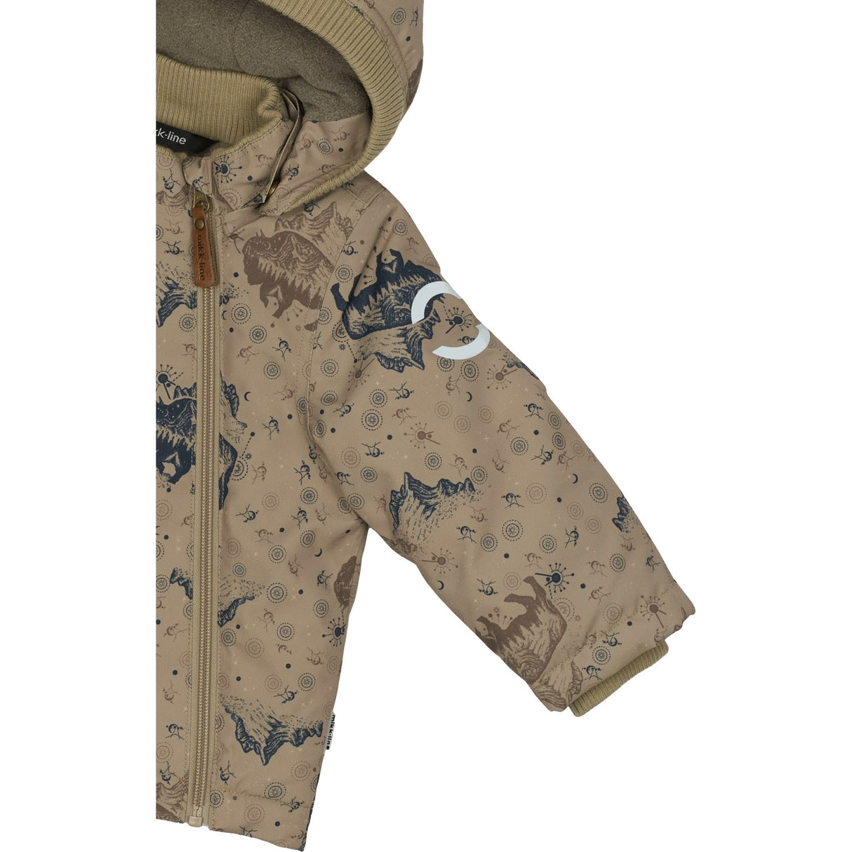 Mikk-Line Coriander Polyester Baby Jakke AOP