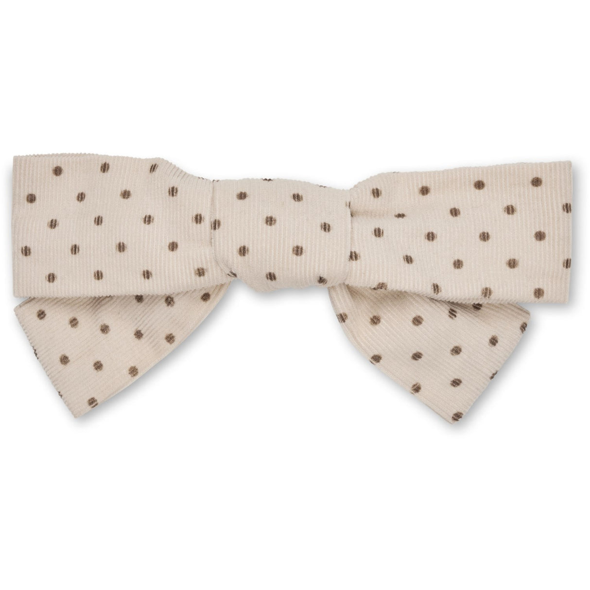 Lalaby Brown Dot Big Hårsløjfe