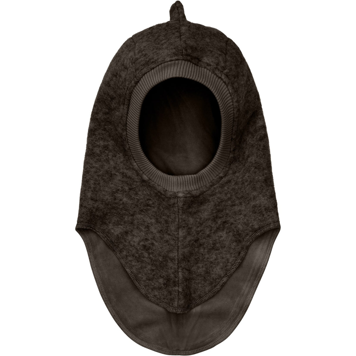 Huttelihut Dark Brown Melange Elefanthue Triangles Uld