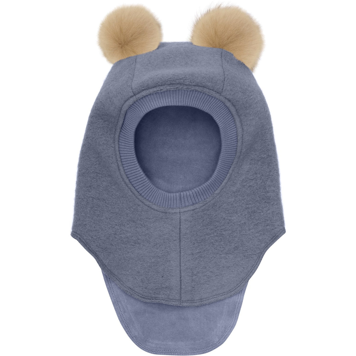 Huttelihut Folkstone Gray Elefanthue Uld Alpaca Pompoms