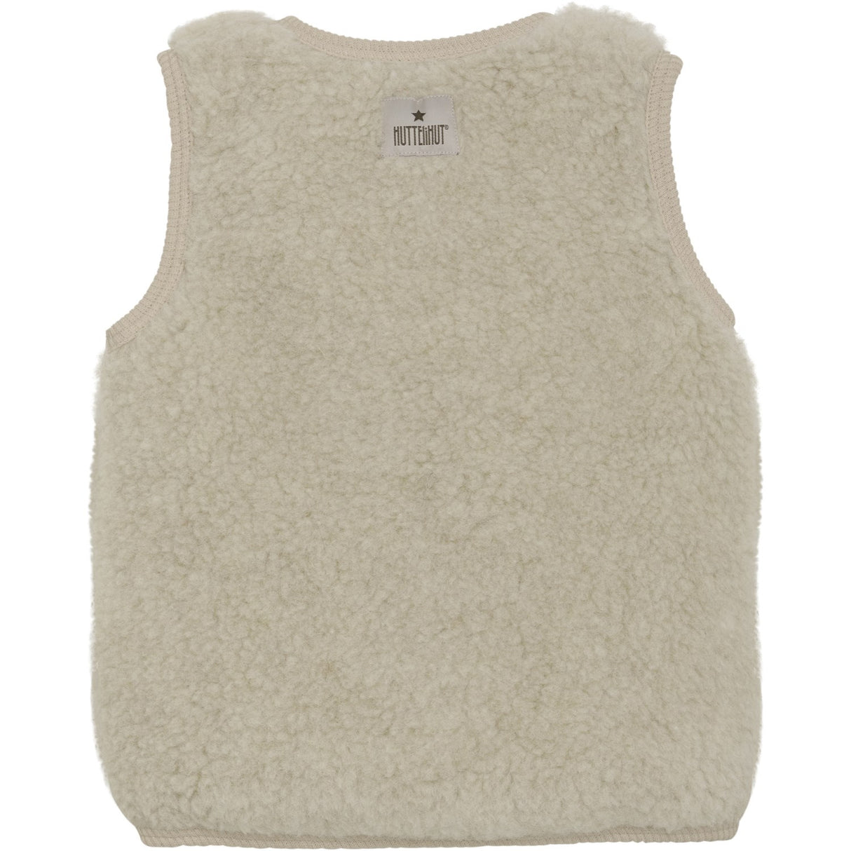 Huttelihut Cement Vest Uld Bamse W. Lining