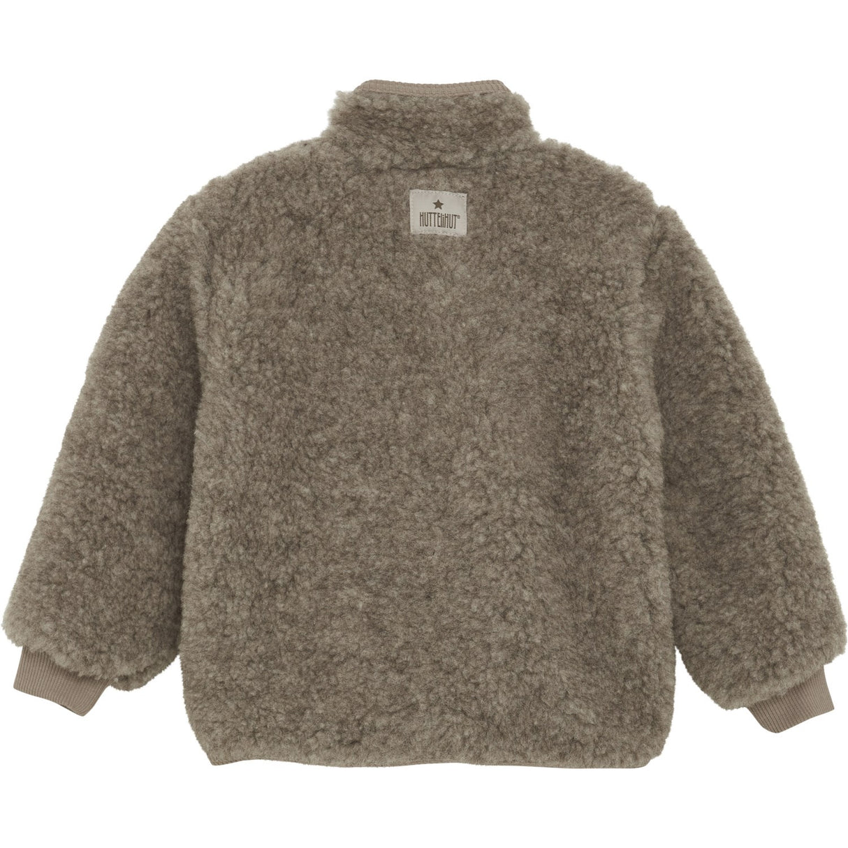 Huttelihut Camel Melange Jakke Uld Bamse W. Lining