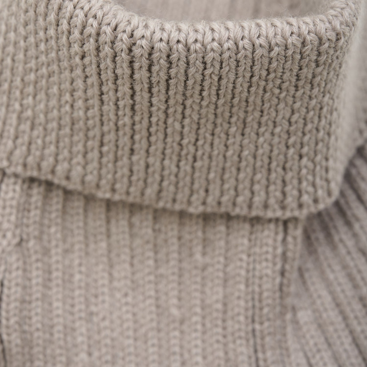 Huttelihut Camel Melange Halsedisse Uld Strik