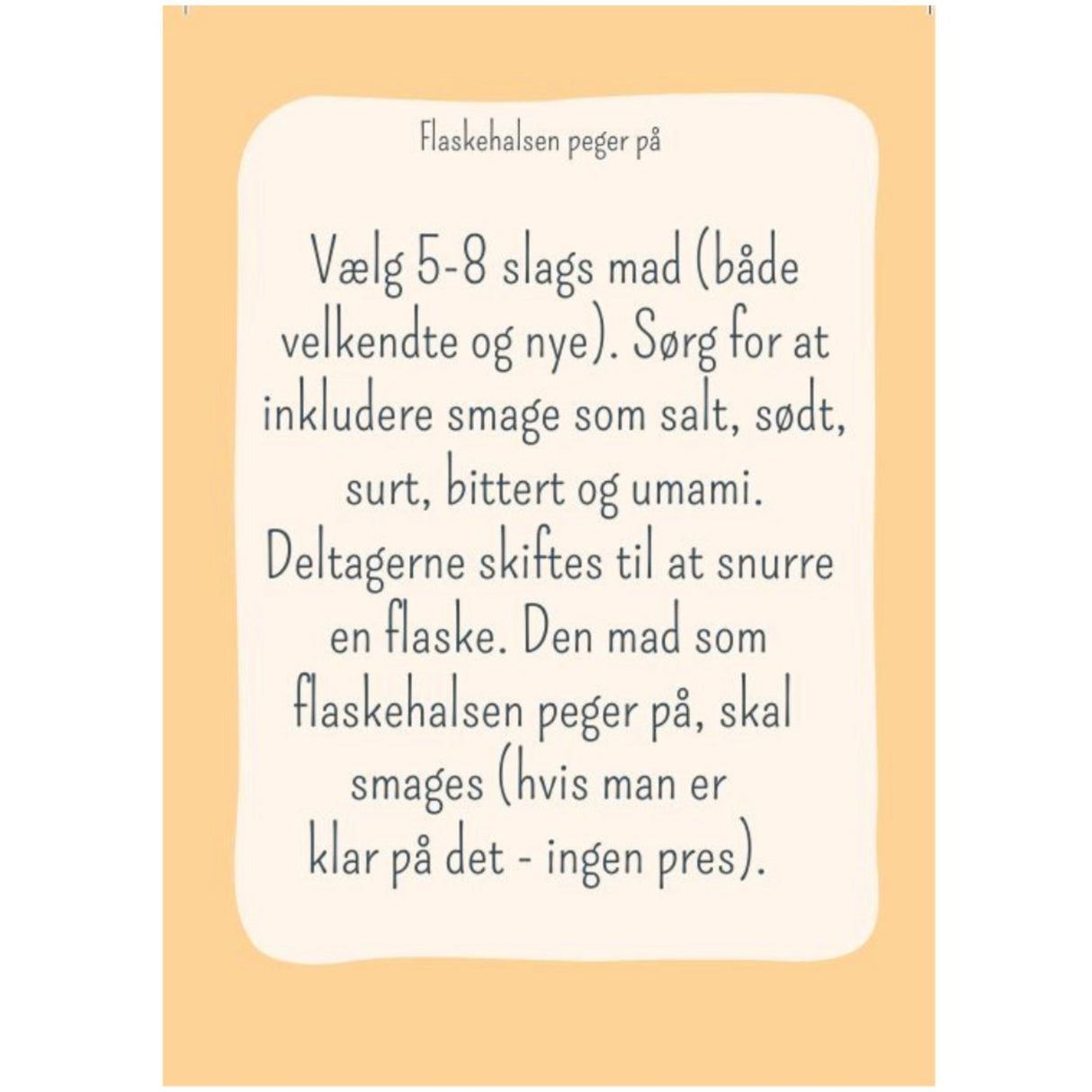 Babybite SPISEKORT: MADDETEKTIVERNE - Aktivitetskort Der Gør Det Sjovt For Børn At Smage Ny Mad