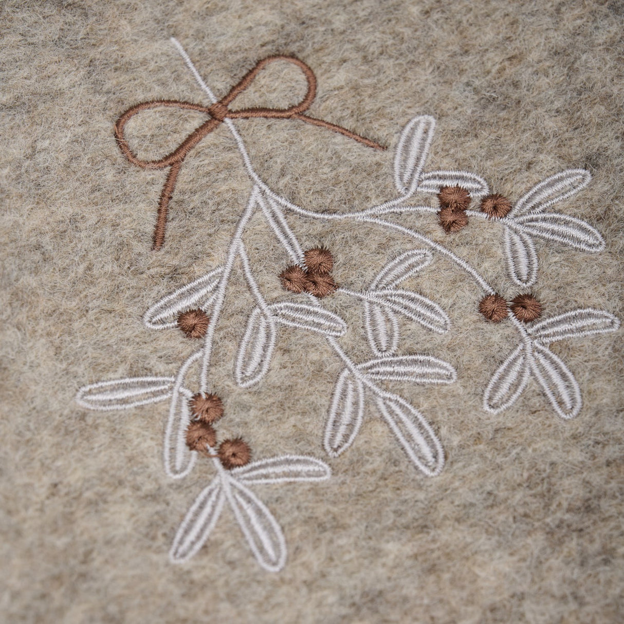 Huttelihut Camel Melange Elefanthue Emb. Uld