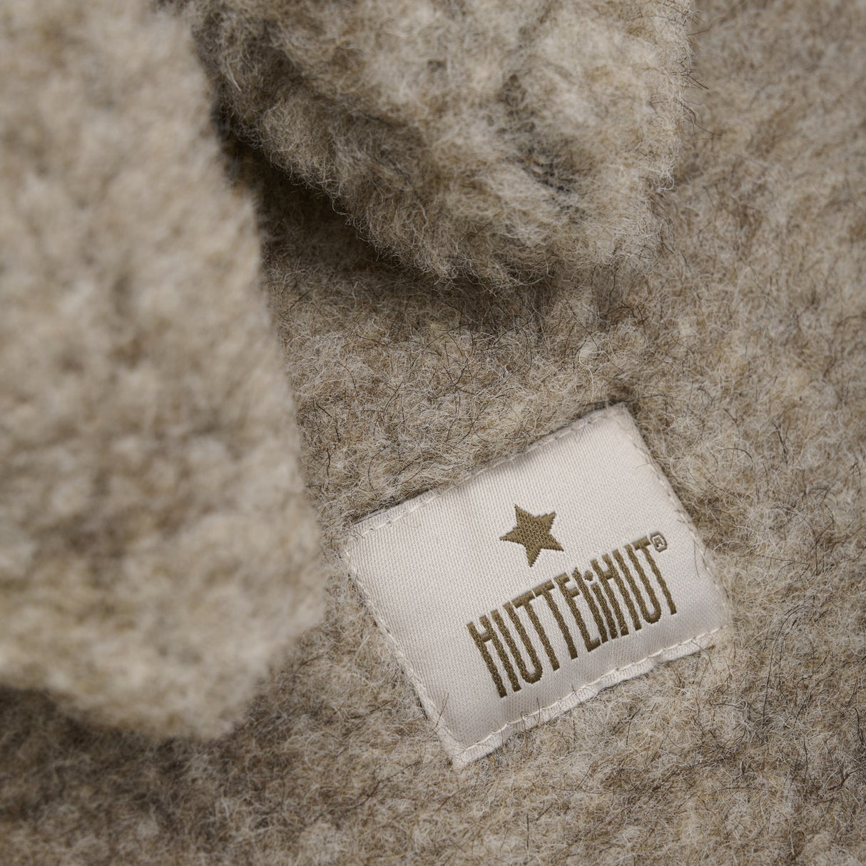 Huttelihut Camel Melange Elefanthue Ears Uld Bamse