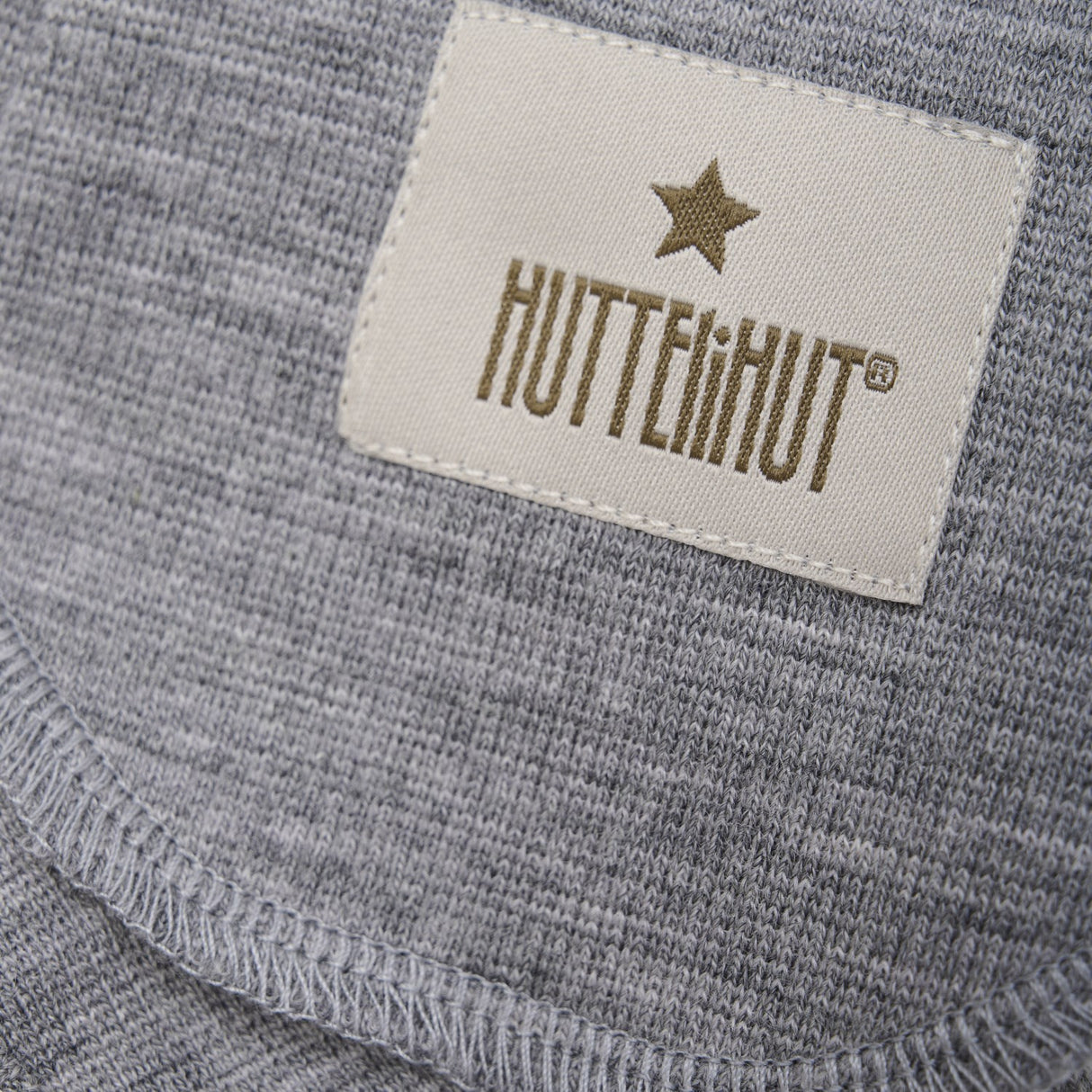 Huttelihut Medium Grey Melange Elefanthue Ears Uld Rib