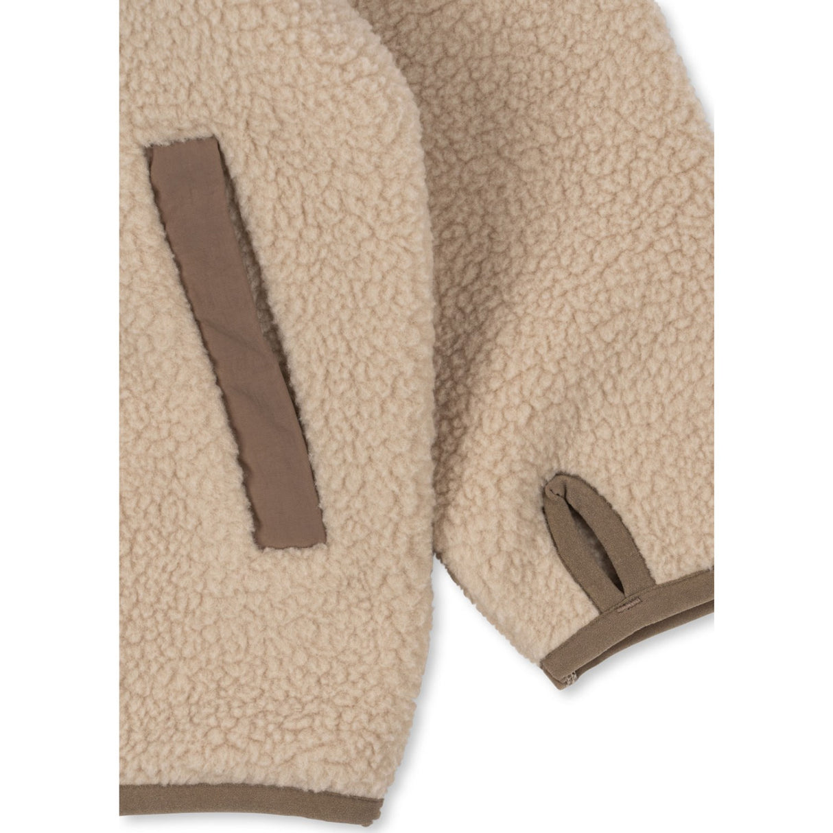 Konges Sløjd Oxford Tan Flynn Fleece Jakke Grs