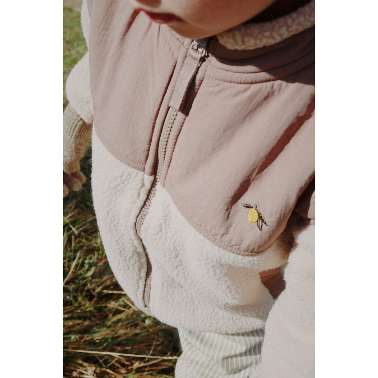 Konges Sløjd Oxford Tan Flynn Fleece Jakke Grs