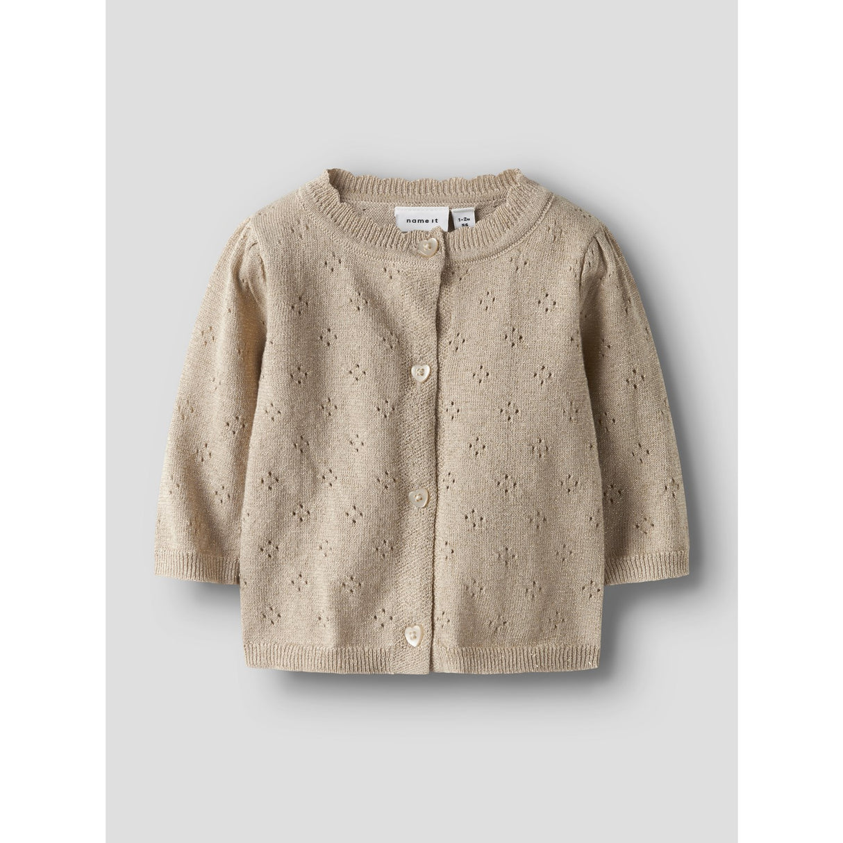 Name It Cement Nbfrolia Ls Knit Card