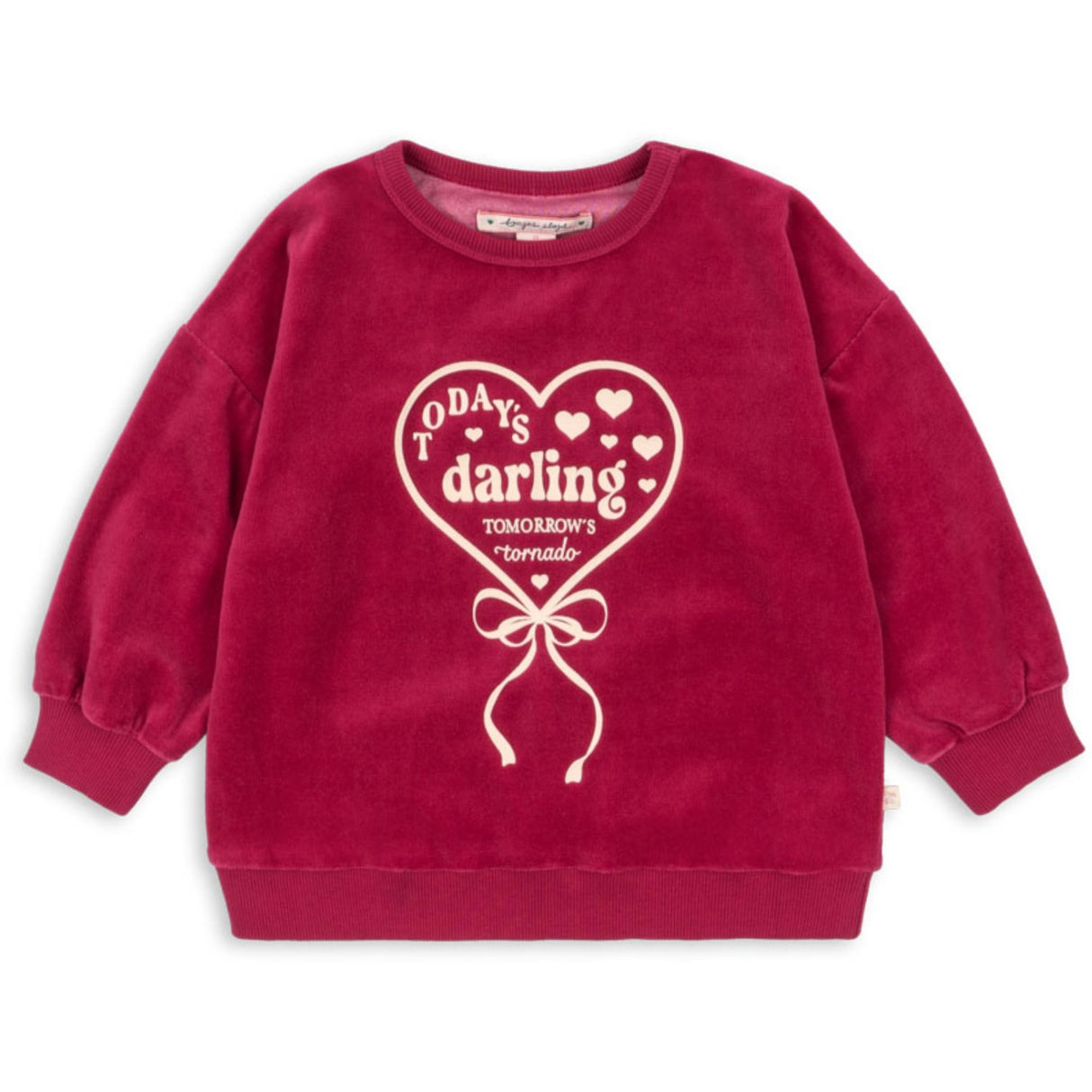 Konges Sløjd Sangria Velou Bluse GOTS