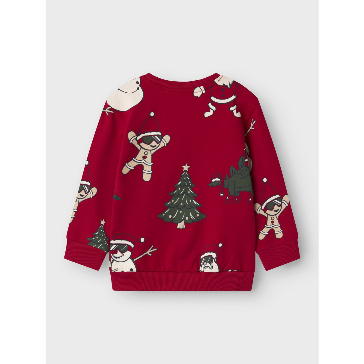 Name It Jester Red Nmmroka Ls Nreg Sweat Bru Box