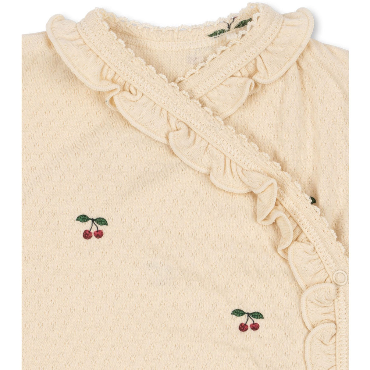 Konges Sløjd Cherry Sui Newborn Flæse Body GOTS