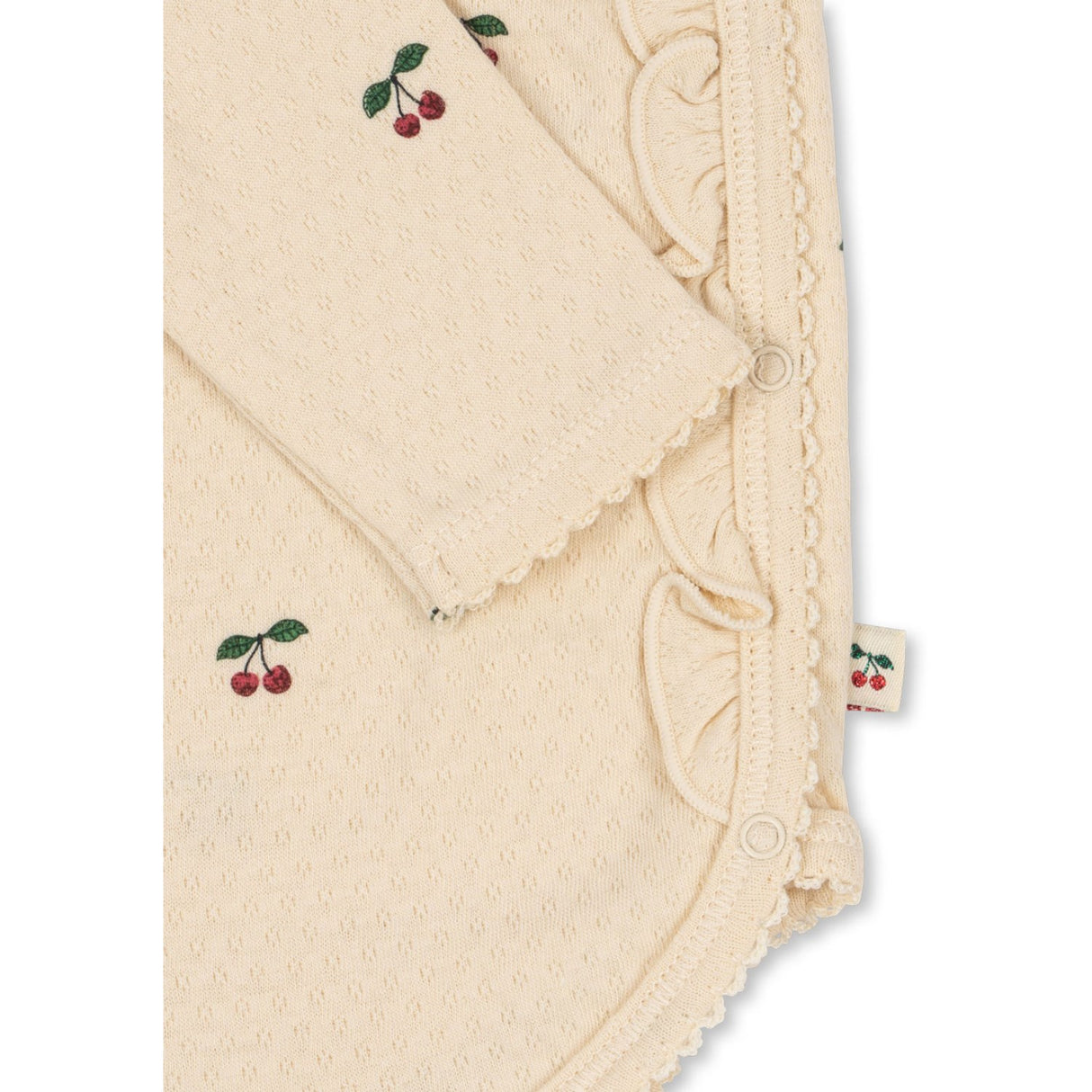 Konges Sløjd Cherry Sui Newborn Flæse Body GOTS