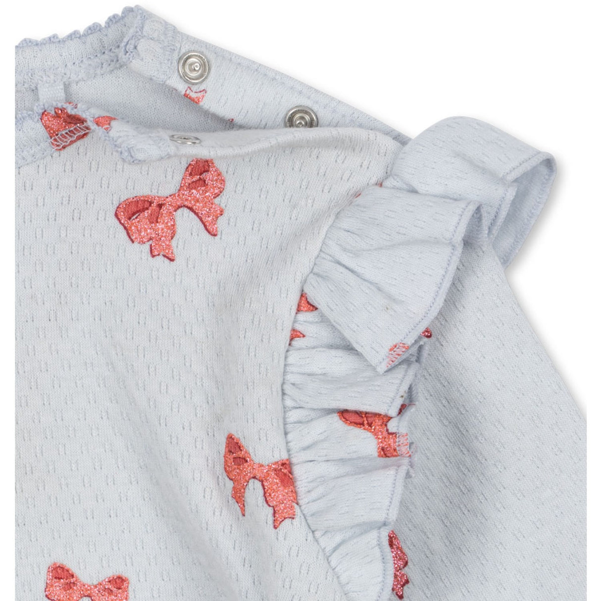 Konges Sløjd Rosia Blue Bow Sui Flæse Body GOTS