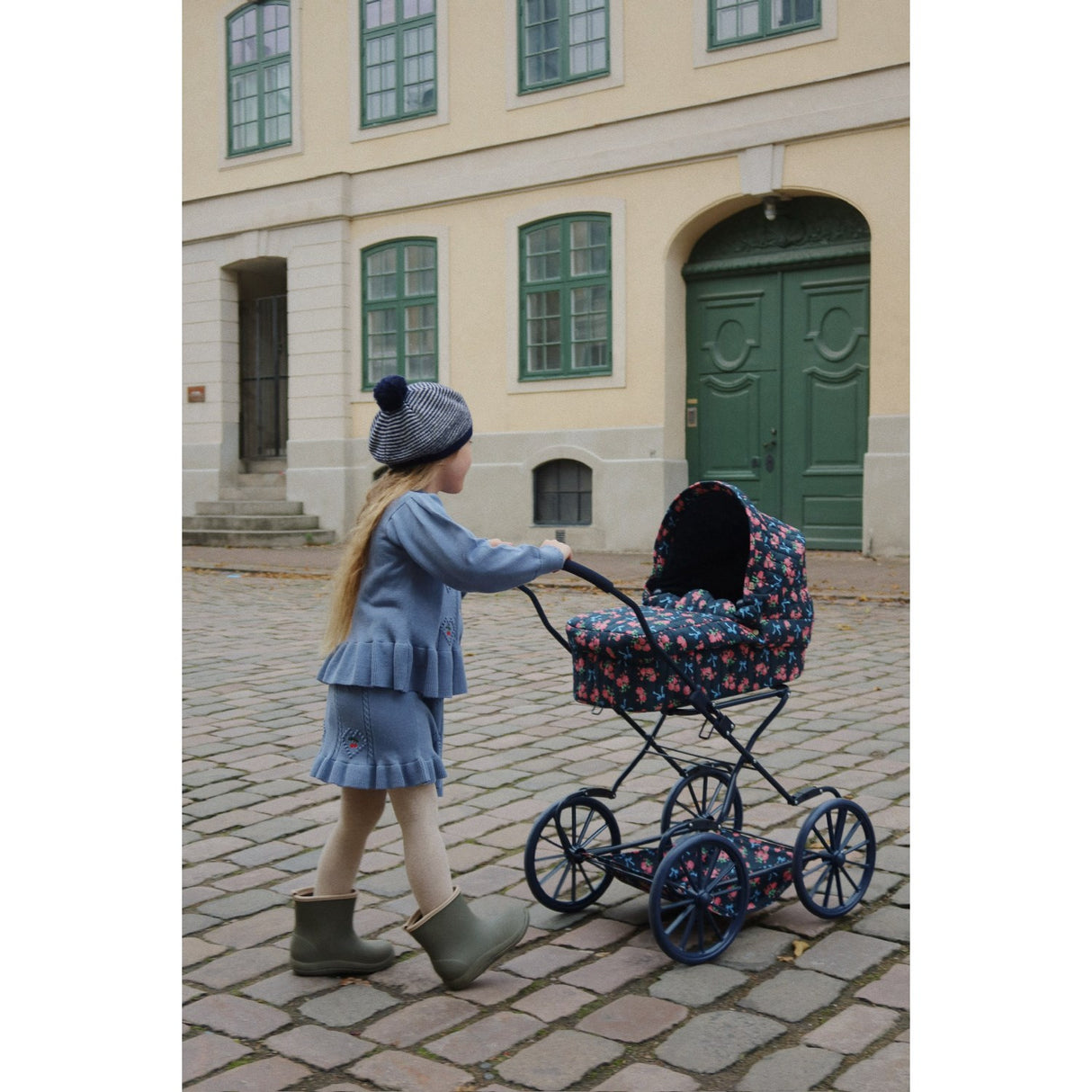 Konges Sløjd Country Blue Soleil Strik Nederdel GOTS