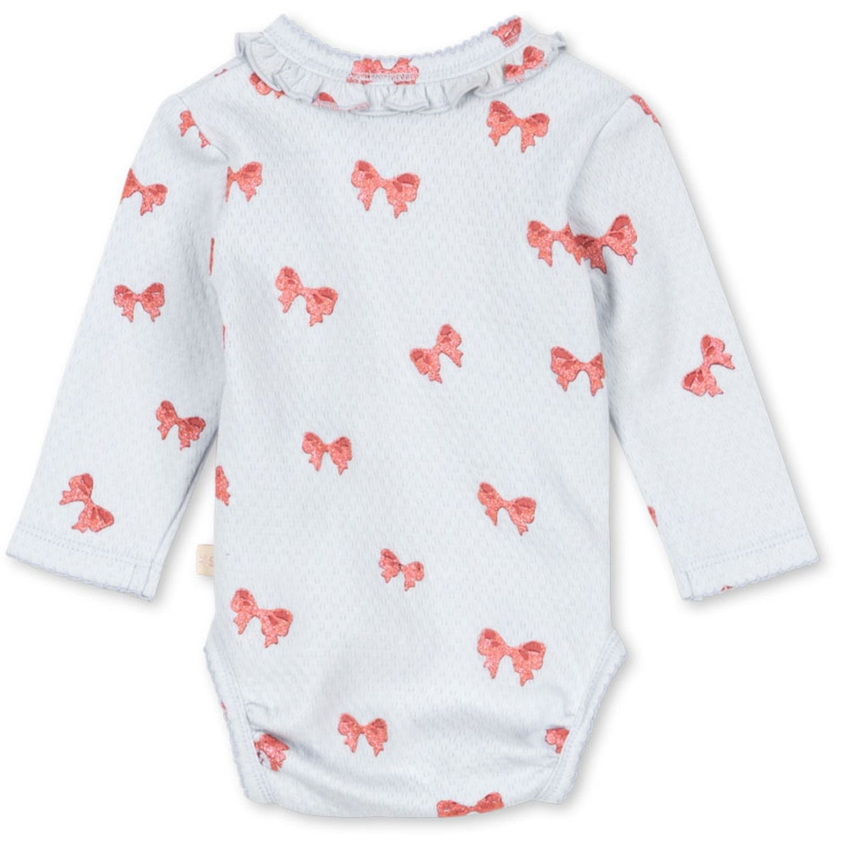 Konges Sløjd Rosia Blue Bow Sui Newborn Flæse Body GOTS