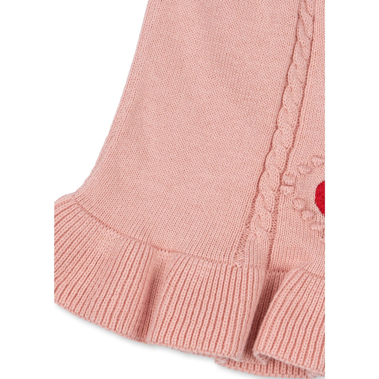 Konges Sløjd Silver Pink Soleil Strik Nederdel GOTS