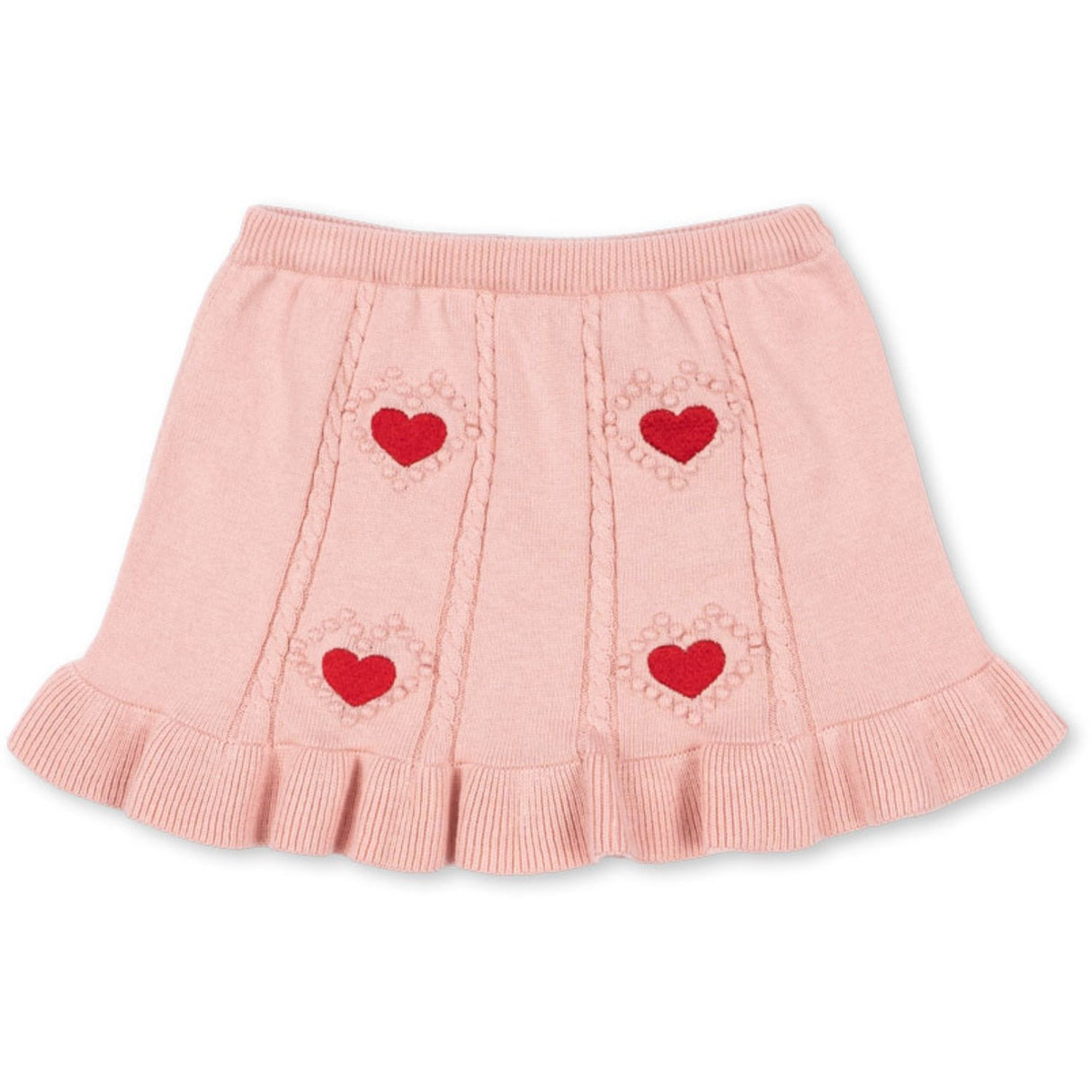 Konges Sløjd Silver Pink Soleil Strik Nederdel GOTS
